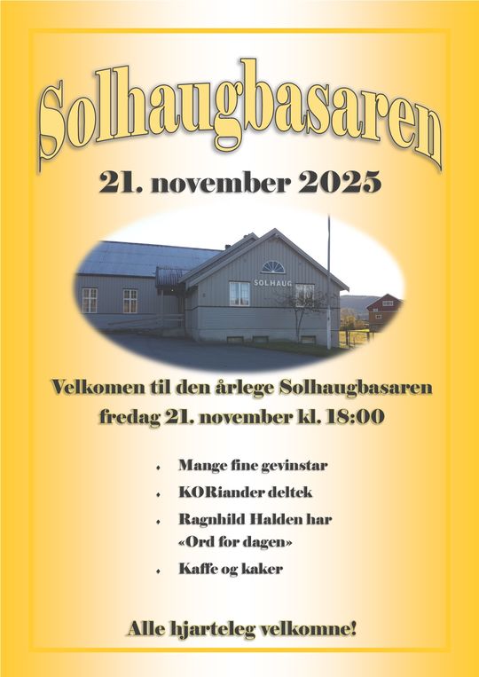 SOLHAUGBASAREN 2025