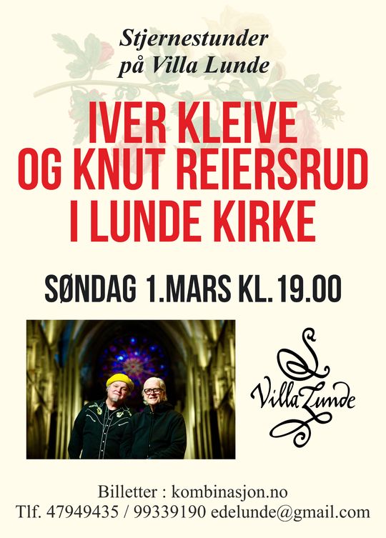Konsert med Iver Kleive og Knut Reiersrud