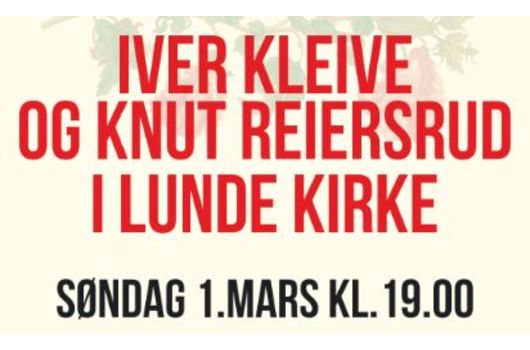 Konsert med Iver Kleive og Knut Reiersrud