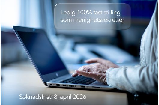 Ledig stilling som menighetssekretær