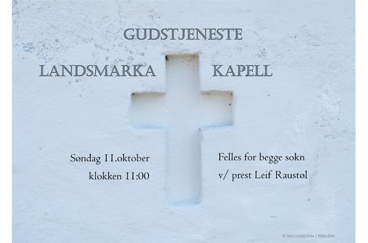 Gudstjeneste søndag 11. oktober