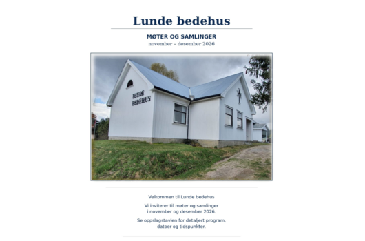 Lunde bedehus