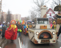 Масленичное шествие в Голицыно