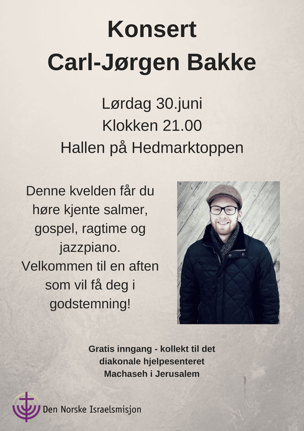 Konsert med Carl-Jørgen Bakke