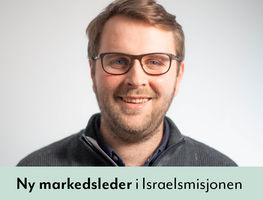 Kristoffer Eknes (31) blir markedsleder i Den Norske Israelsmisjon