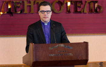 Rev. Dietrich Brauer as Archbishop of the Evangelical Lutheran Church in Russia 