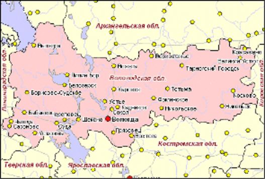 Где находится какая область. Вологодская область на карте России с городами. Карта Вологодской области. Череповец на карте Вологодской области. Вологодская область с кем граничит на карте.