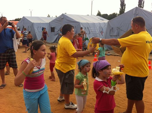 Приди и помоги: посещение приграничного лагеря для беженцев с Украины
