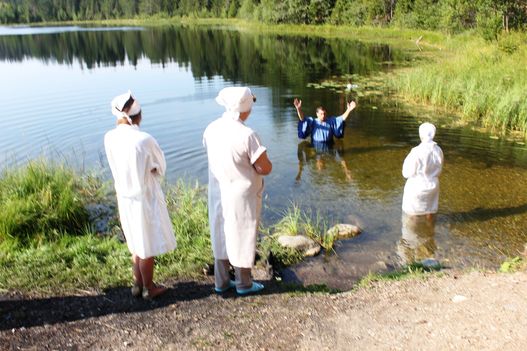 Крещение в Архангельской области