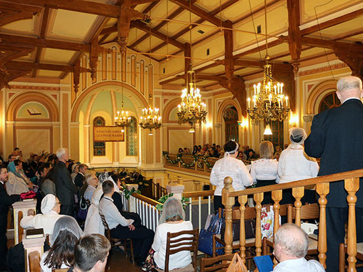Предпасхальное богослужение в Московской центральной церкви (с аудио)