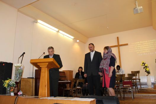 Рукоположение в церкви ЕХБ г. Мичуринска
