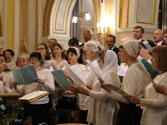 Встреча Пасхи в Московской центральной церкви ЕХБ (фото + проповеди)