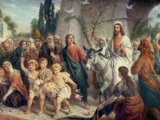 Поздравляем вас с днем торжественного въезда Христа в Иерусалим!