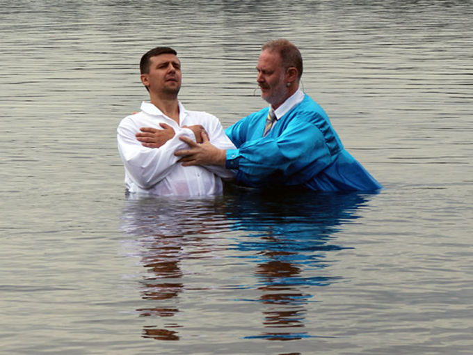 Фоторепортаж об общемосковском крещении 