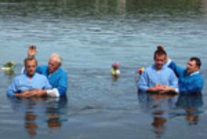 В Кемерово состоялось крещение