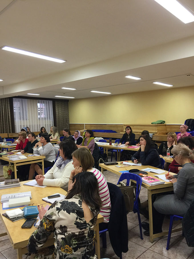 Zoom Session at the Center for Women’s Education in Krasnodar