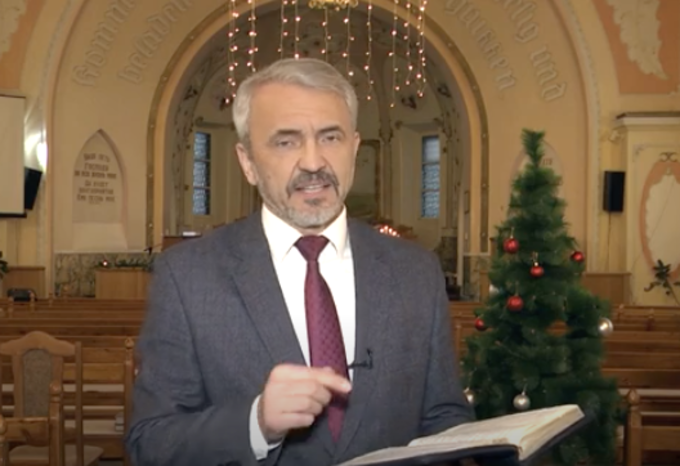 Поздравление пастора В. Романенко с Новым Годом