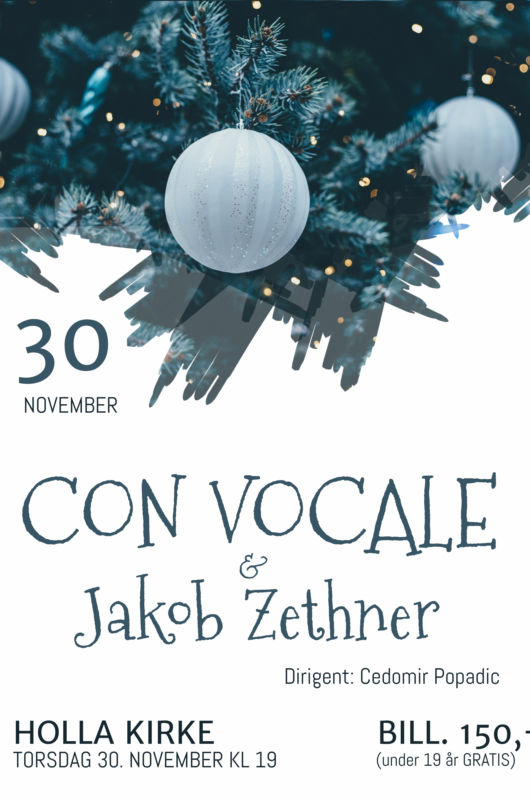 Con Vocale & Jakob Zethner i Holla kirke