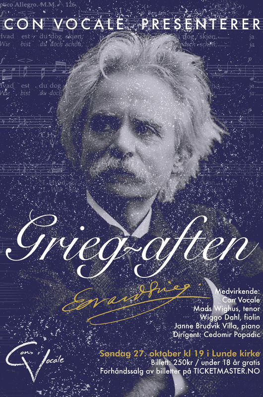 Grieg-aften i Lunde kyrkje