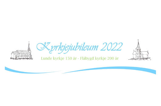 Kyrkjejubileum 2022