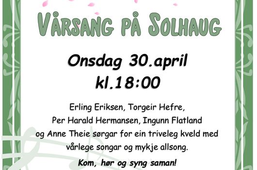 VÅRSANG på Solhaug