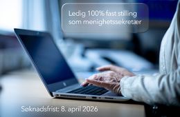 Ledig stilling som menighetssekretær