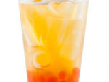 апельсиновый холодный чай Bubble tea