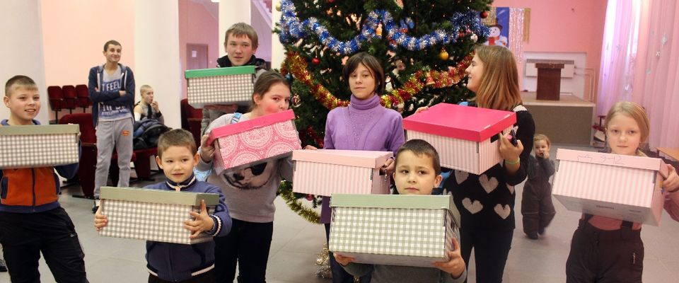 В московской церкви «Слово жизни» стартует проект «Рождественская коробочка»