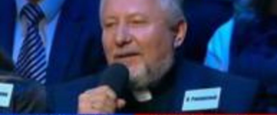 Епископ Сергей Ряховский в программе "Поединок" на телеканале "Россия 1"