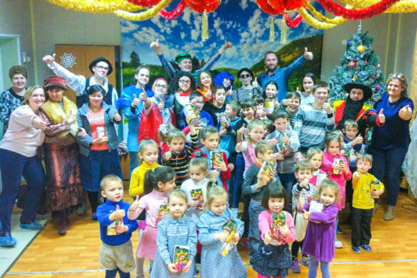 Калужские христиане провели рождественские праздники для детей-сирот Московской области
