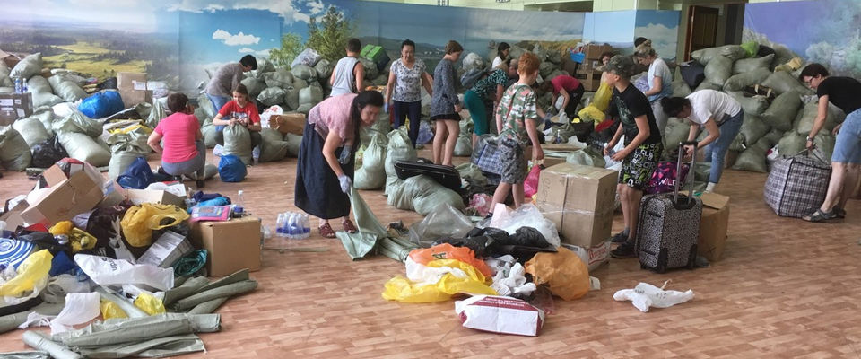 Евангельские христиане помогают пострадавшим в Иркутской области 