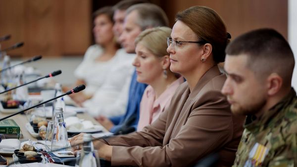 Встреча Анны Цивилевой с представителями традиционных религий России и семей ветеранов СВО
