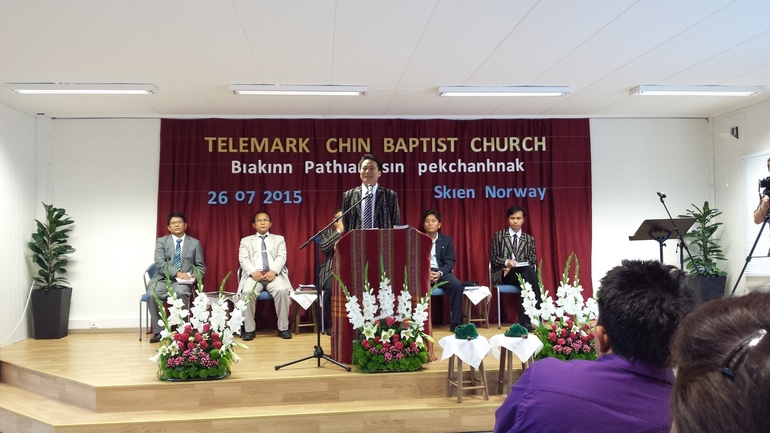 Telemark Chin Baptist Church åpnet