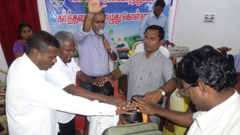Første tamilske baptistkirke på Sri Lanka