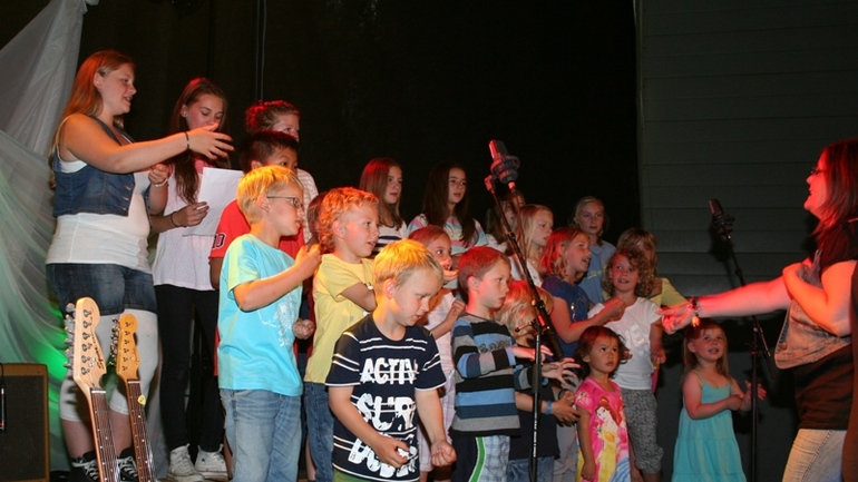 Barnekoret synger på BLINK 2012