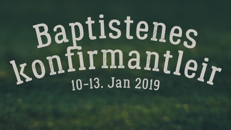 Baptistenes konfirmantleir 2019