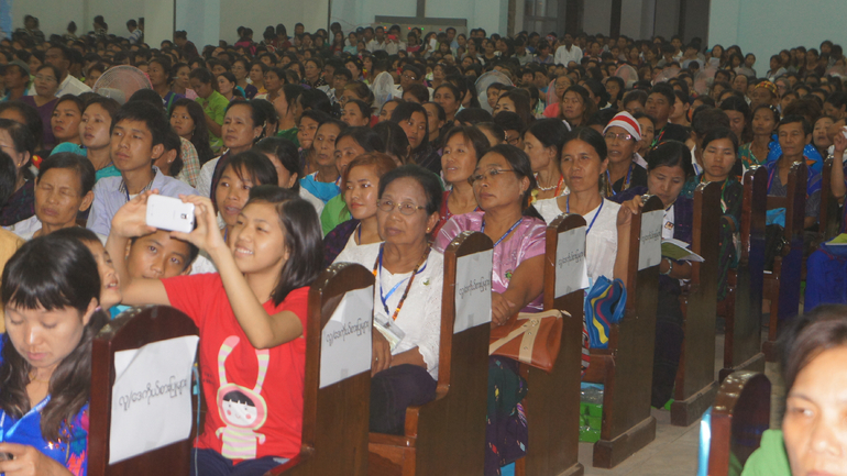 Baptistene protesterer mot kuppet i Myanmar