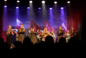 Военно-патриотический мюзикл «Однажды на фронте» в «Церкви Божьей»