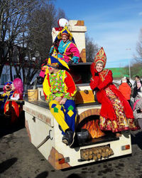 Фольклорный праздник Масленица в городе