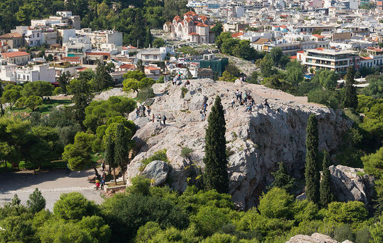 Areopagos-høyden i Athen. Foto: Wikimedia Commons