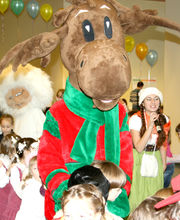 Ростовая кукла Рождественский Лось