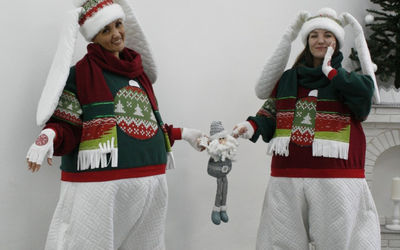 Детский спектакль Дед Мороз и зайцы