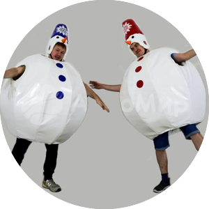 1 Эстафетные костюмы Снеговики