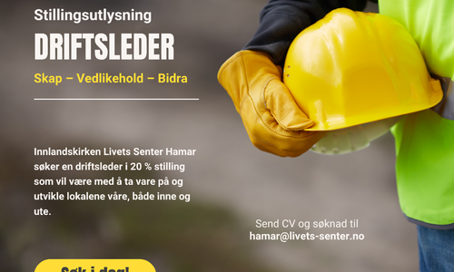 Er du vår neste driftsleder?