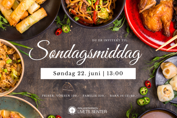 Velkommen til søndagsmiddag i kafeen!