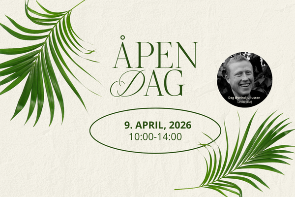 Åpen Dag på Bibelskolen EQUIP - 9. april