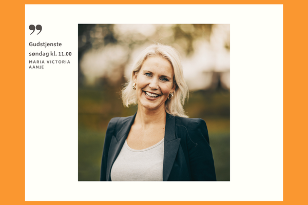 Gudstjeneste med Maria Victoria Aanje