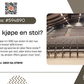 Stolaksjon til ny sal