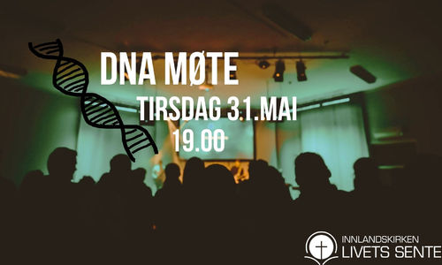 DNA møte tirsdag 31.mai
