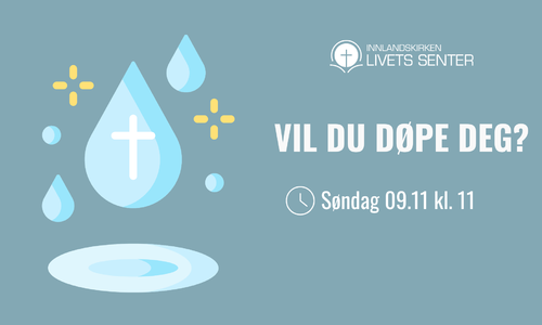 Dåpsgudstjeneste 09.11. - meld deg på!